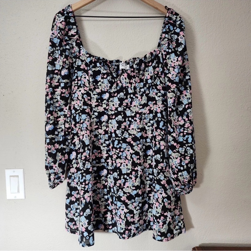 Princess Polly Empire Waist Sweetheart‎ Floral Dress Size 6 EUC